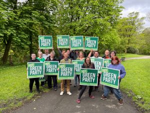 Burnley Green party members and supporters